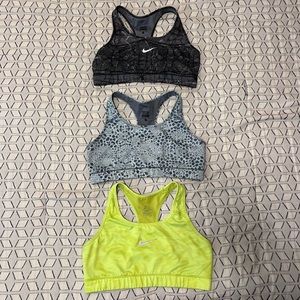 3 Nike Sports Bras